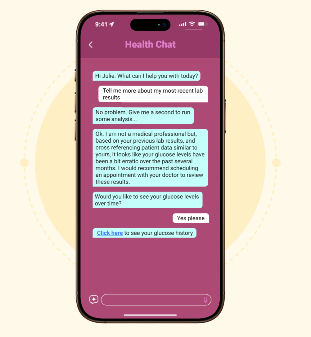 AI health chat